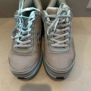 Gravity Defyer Womens Gdefy TB9024FGU-M Comfort Walking Shoes Size 10 Gray/Blue